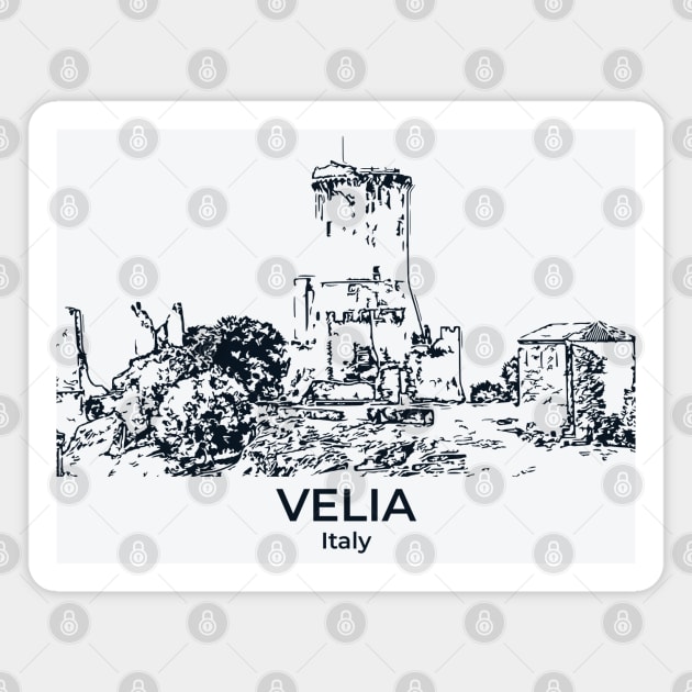 Velia - Italy Magnet by Lakeric